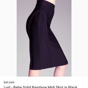 Bebe midi skirt